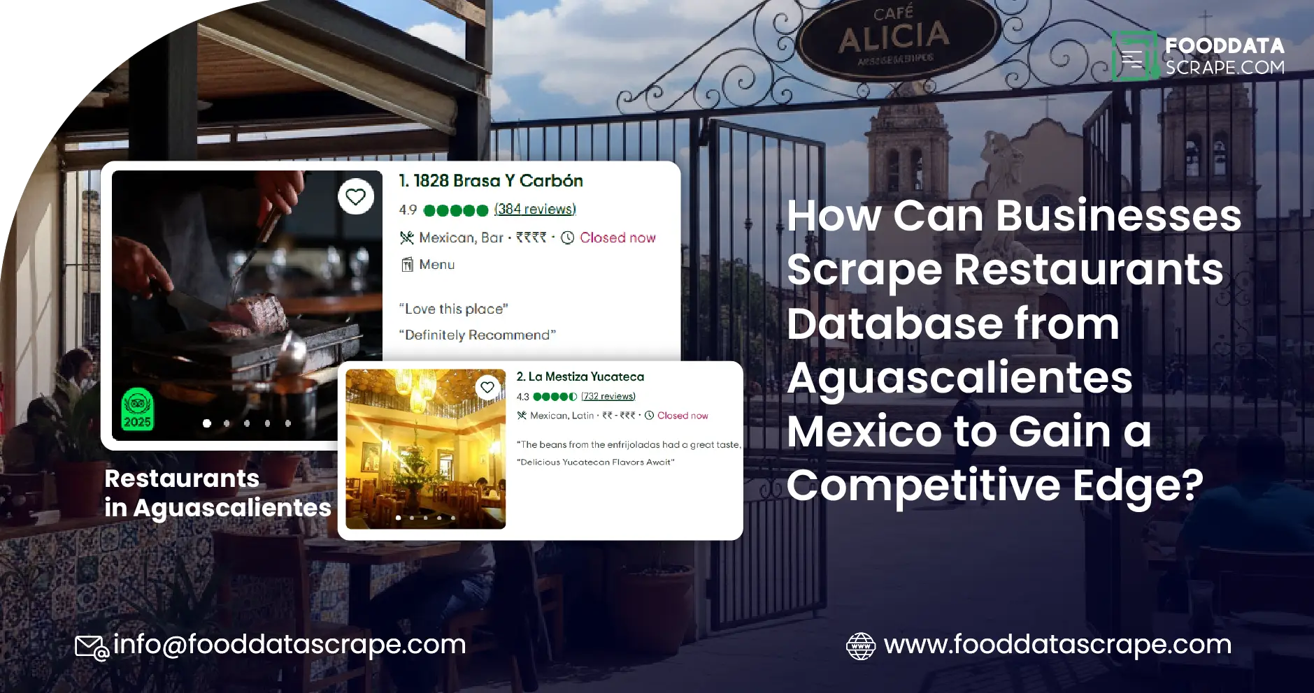 How Can Businesses Scrape Restaurants Database from Aguascalientes Mexico to Gain a Competitive Edge?